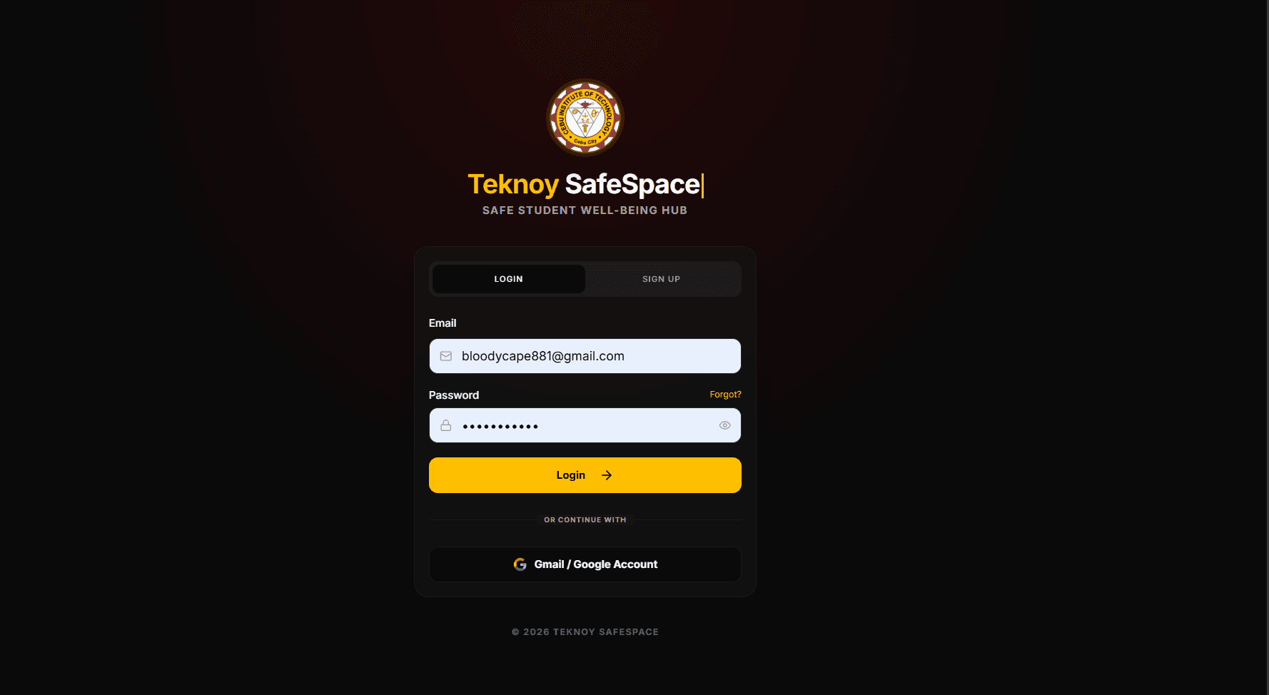 TeknoySafeSpace project